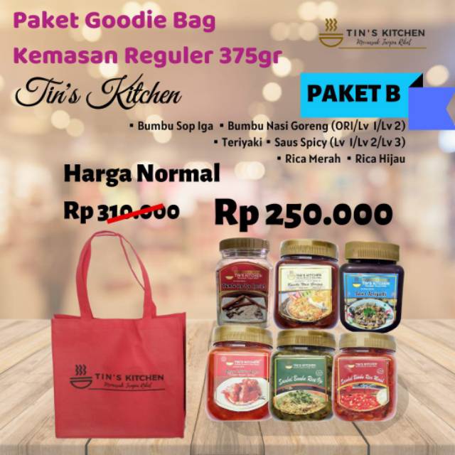 

Paket hemat B goody bag Tin's Kitchen