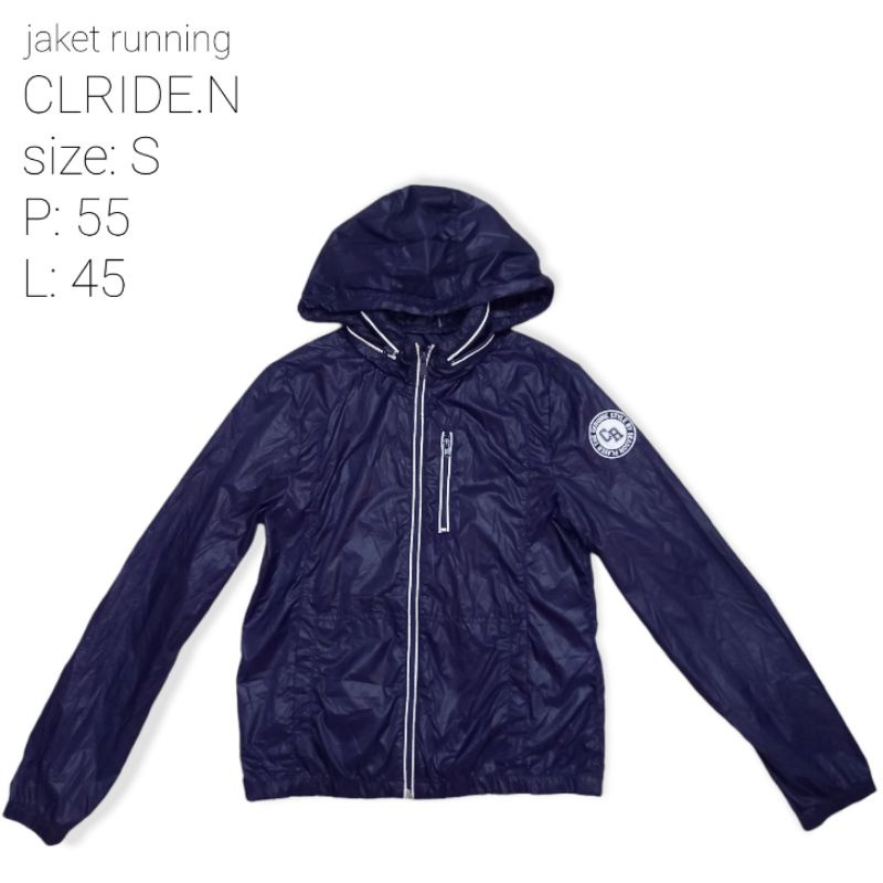 jaket running wanita CLRIDE.N second original