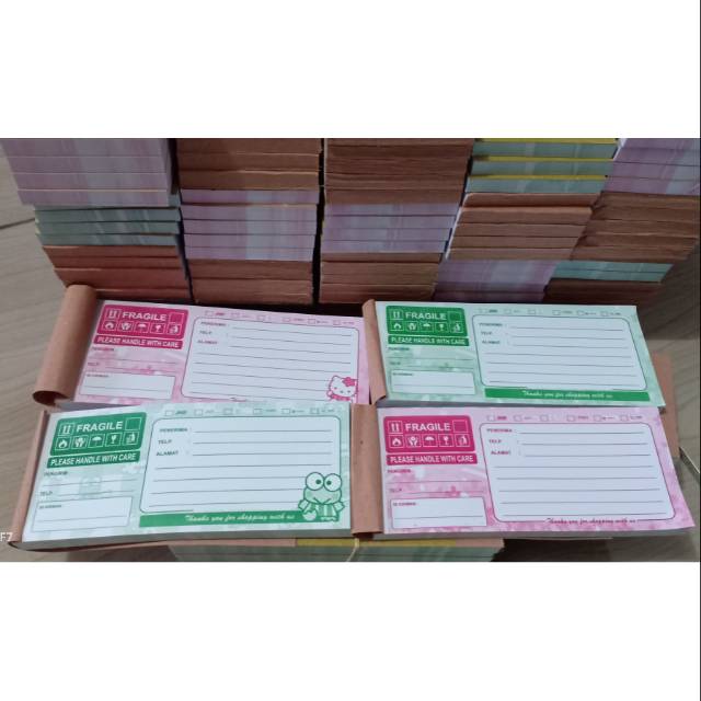 

Kertas pengiriman onshop / label onlineshop hvs isi 100lbr (readystok)
