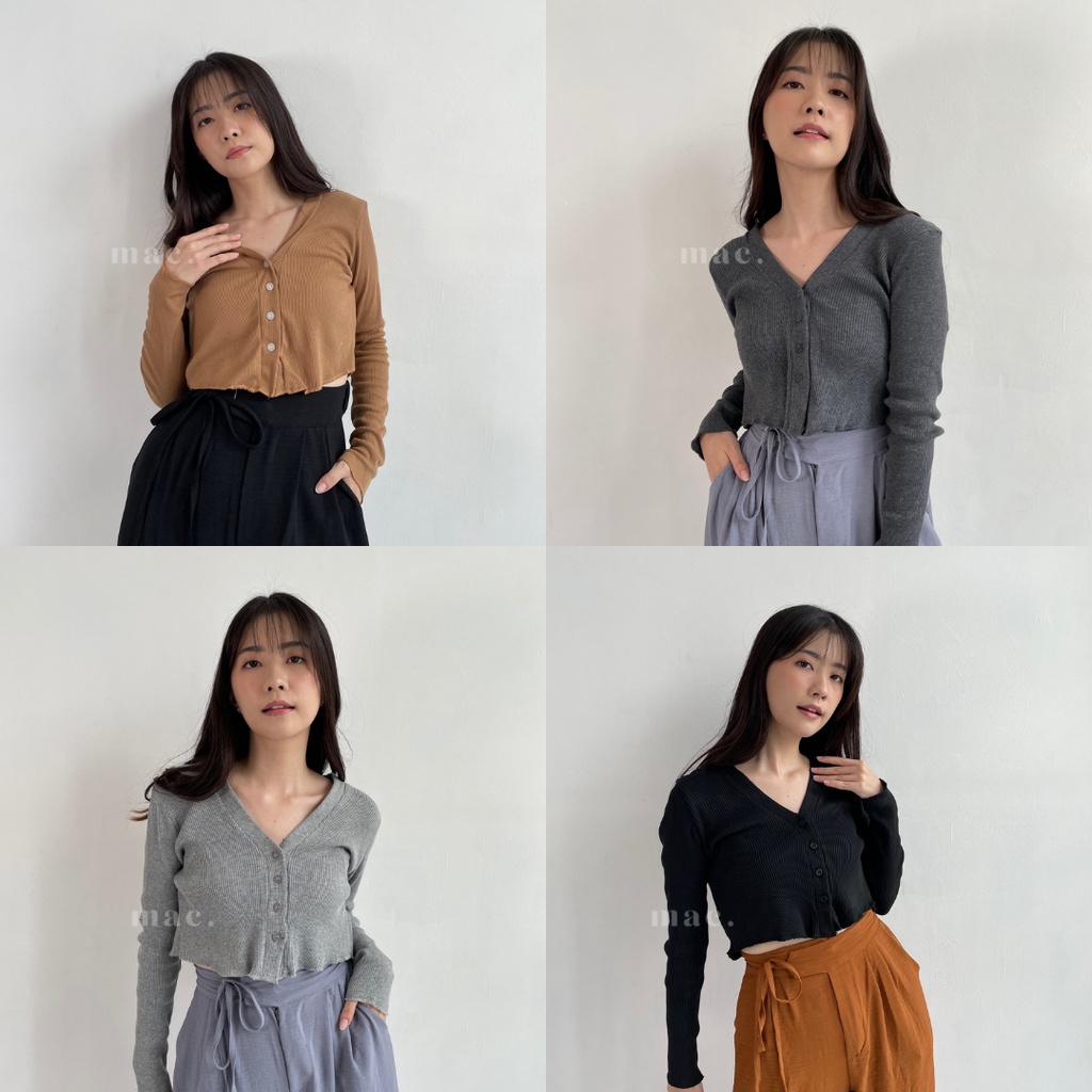 MAC Posie Knit Cardigan // Cardigan / Crop Cardigan / Knit Cardigan