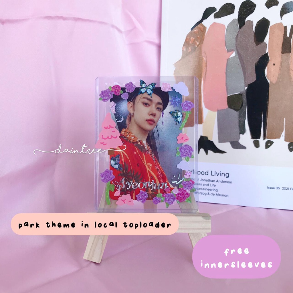 Toploader Mini Snap Acrylic Case Photocard Deco | Park Theme Resin Ultra pro Bantex