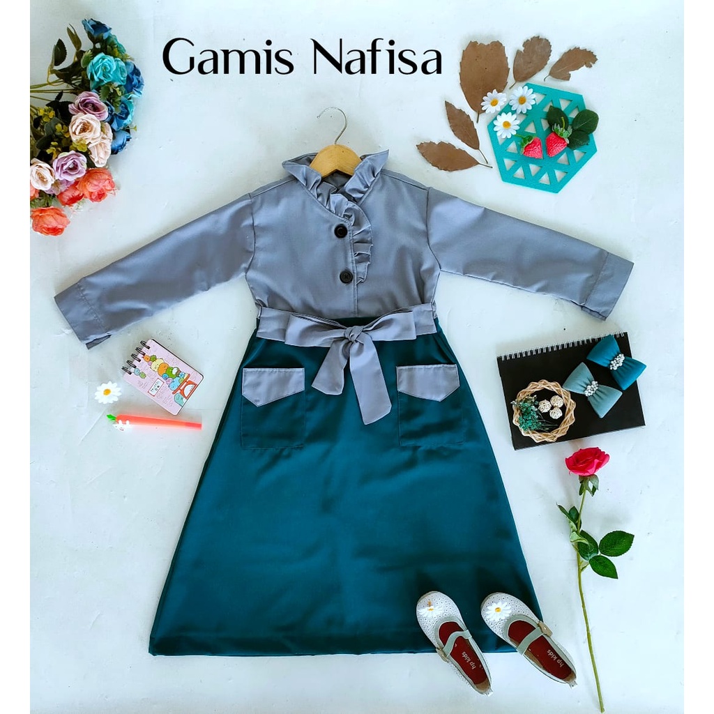 gamis nafisa,gamis anak,gamis syar'i