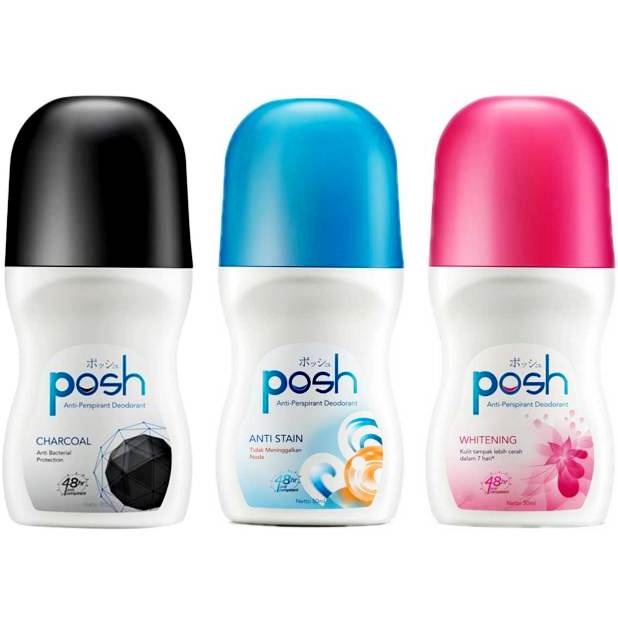 POSH MEN Body Spray Perfumed Parfum Cologne Pria 150ml 150 ml / Deodorant Roll On 50ml 50 ml