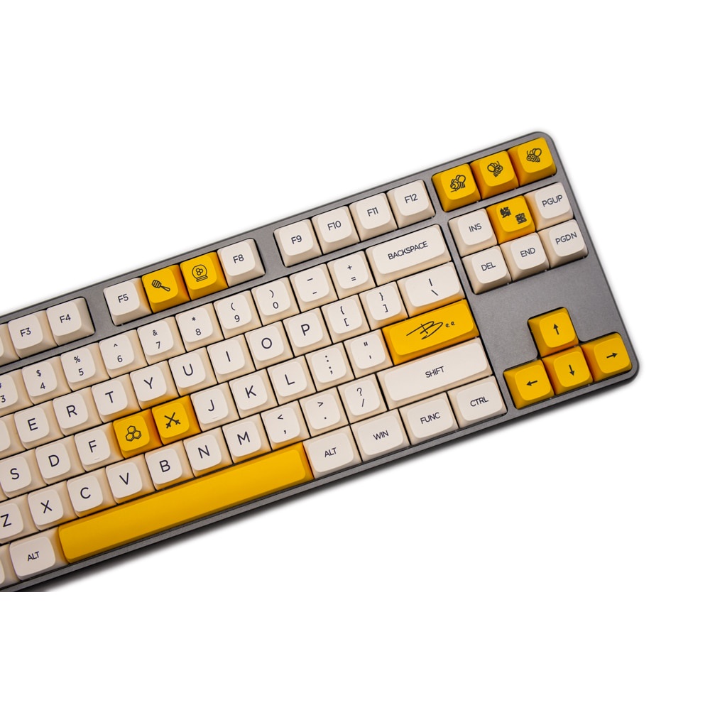 Bee Avocado 138 Xda Keycap Tombol Keyboard Mekanik Bahan Pbt Gaya Jepang Untuk Filco / Duck / Ikbc Mx