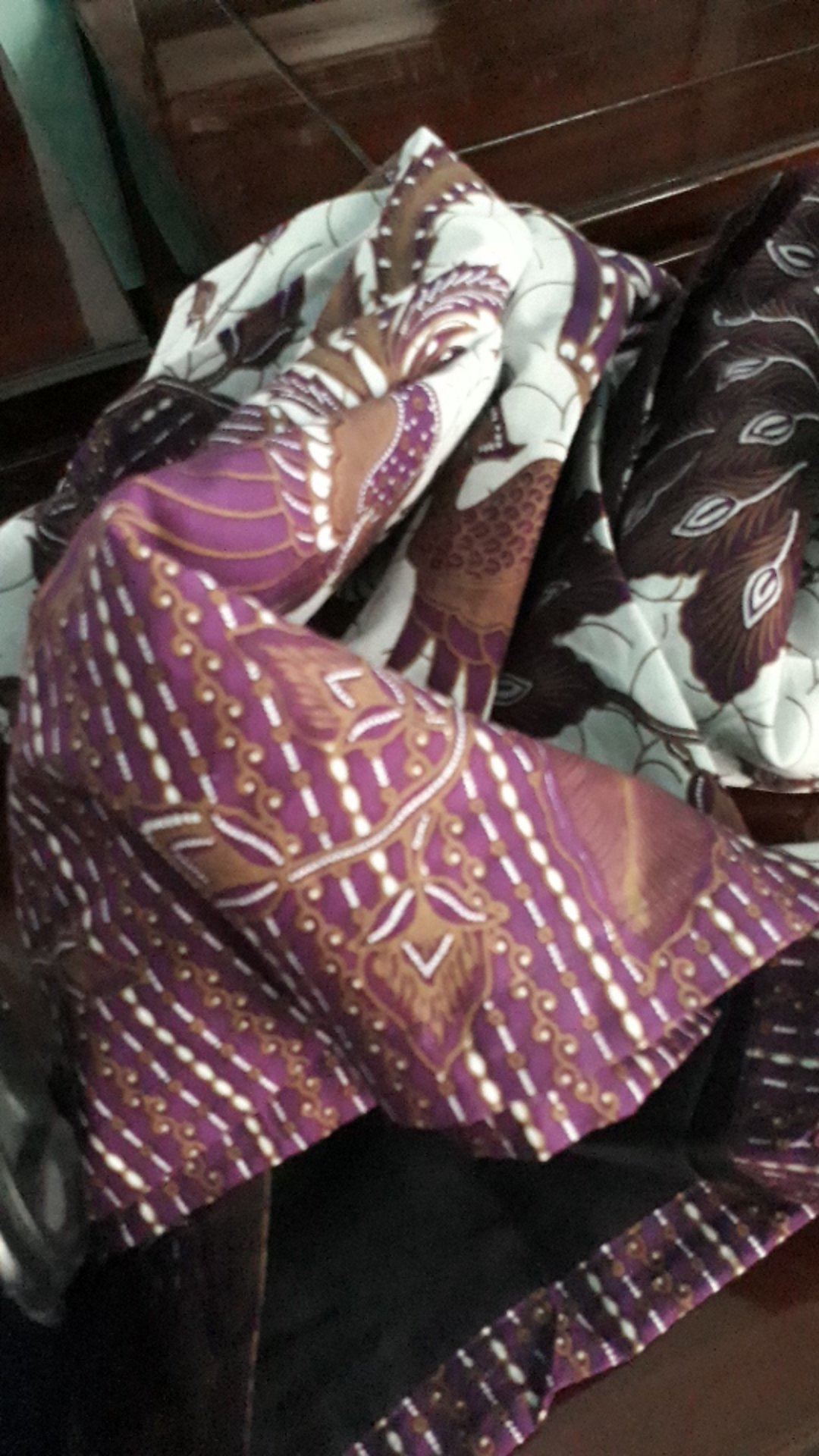 Joglo Ungu Martowiro Kemeja Batik Solo Pria Lengan Panjang Full Furing Atasan Premium Modern Dharma