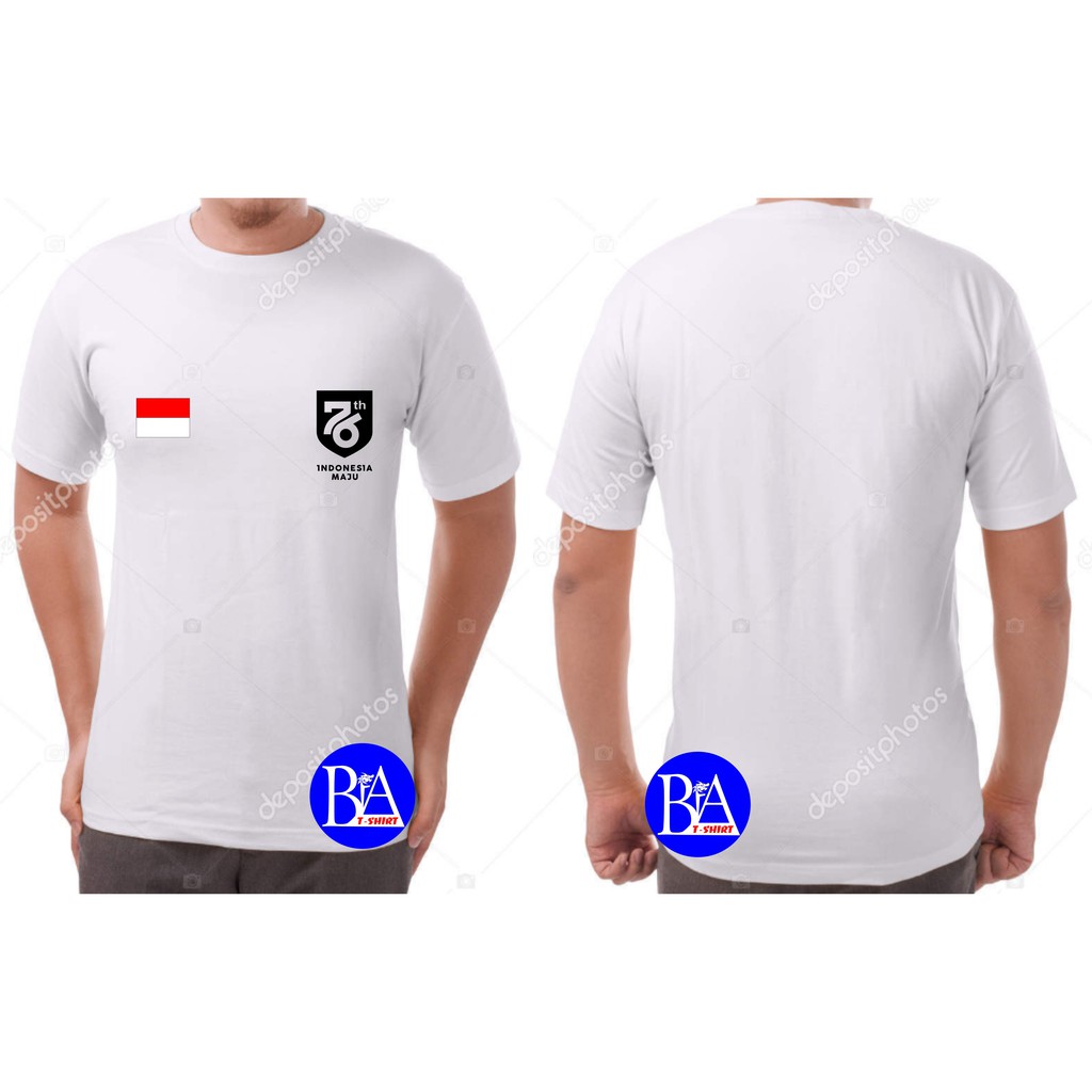 COD/KAOS LOGO INDONESIA MAJU BENDERA/KAOS EKSPRESI/KAOS HITS/KAOS TULISAN/KAOS MURAH/KAOS DISTRO