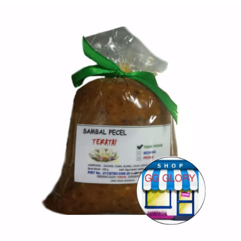 

sambal pecel teratai rasa tidak pedas 250 gr
