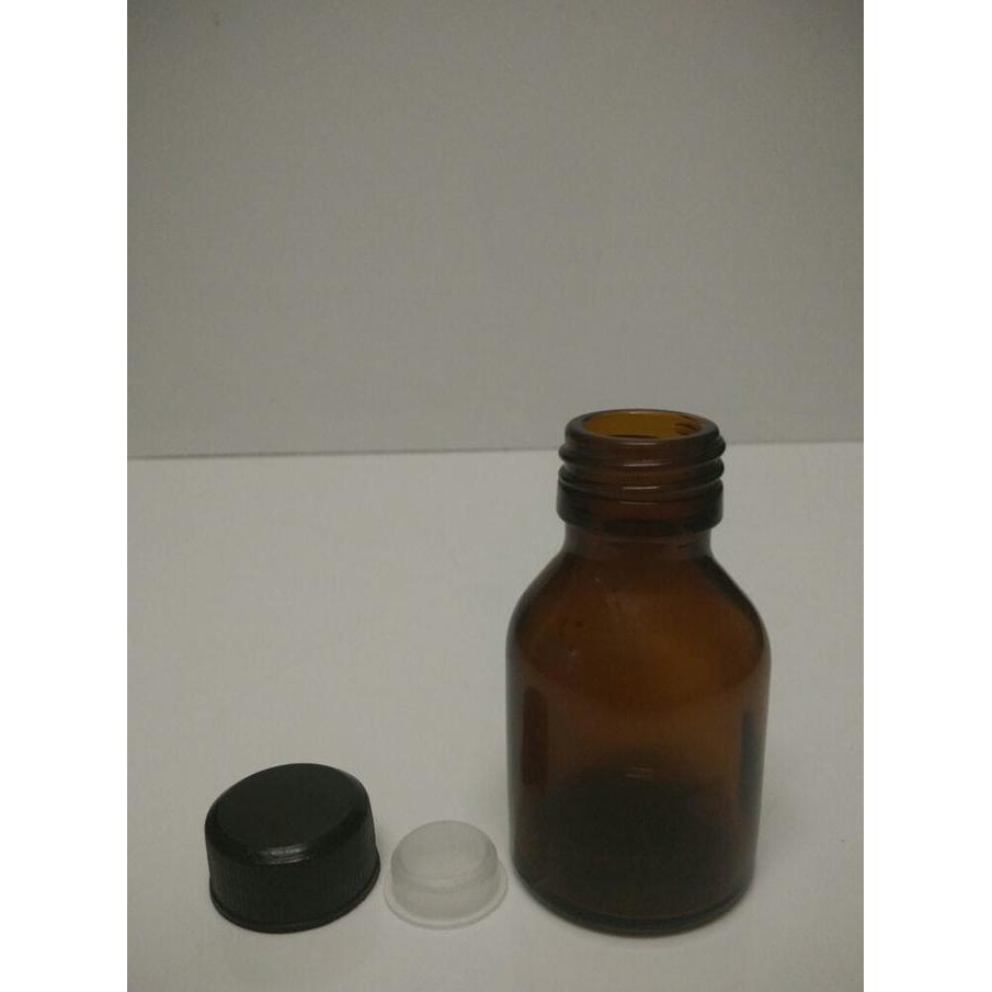 BOTOL KACA COKLAT 60 ML | BOTOL COKLAT 60 ML | BOTOL 60 ML