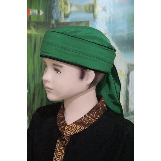 peci kopiah blangkon imamah dewasa dan anak hitam