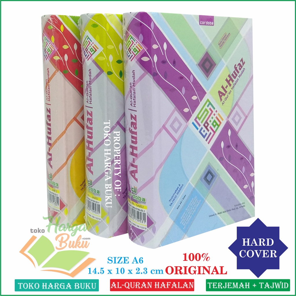 Foto Al-Quran Al Hufaz Milenial A6 HC Cover Millenial Terjemah Tajwid Warna Al Qur'n Hafalan Mushaf Muslimah Wanita Perempuan Penerbit Cordoba