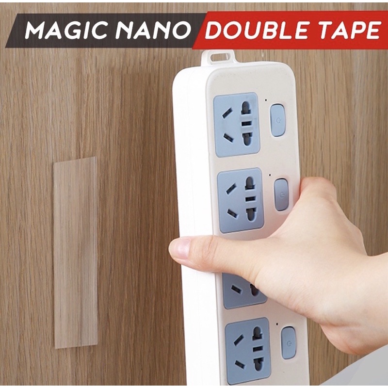 NANO MAGIC TAPE / double tape tip isolasi transparan 1M 3M 5M