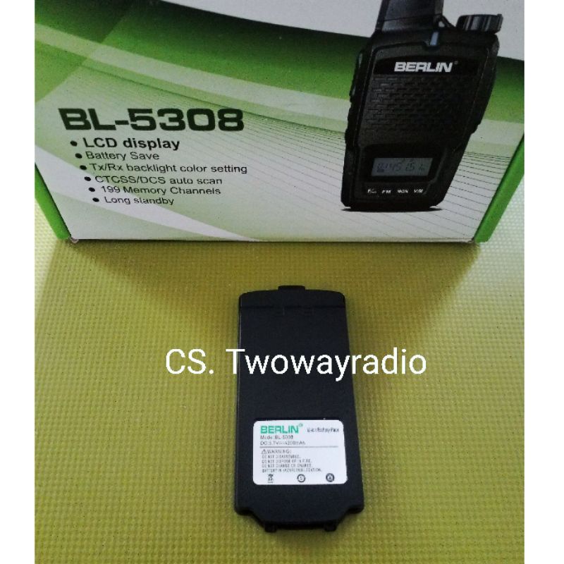 Baterai HT Berlin 5308 / Batre BL5308 Sejenis Redell 5308 handy talkie