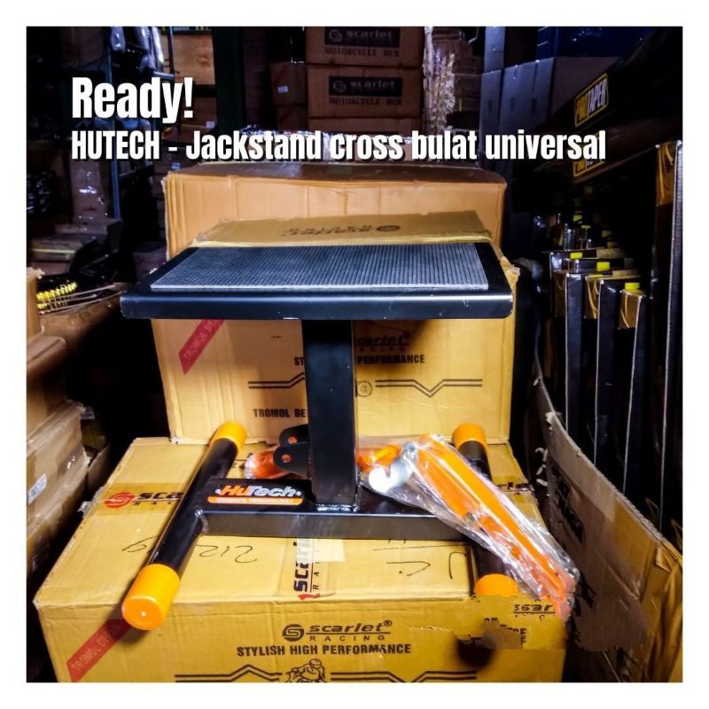 JACKSTAND HUTECH STANDAR MOTOR PADOCK JACK STAND JEKSTEN  JACKSTANCROSS HUTECH UNIVERSAL KLX 150 CRF