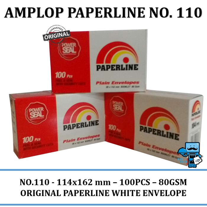 

Amplop Putih Paper Line No 110