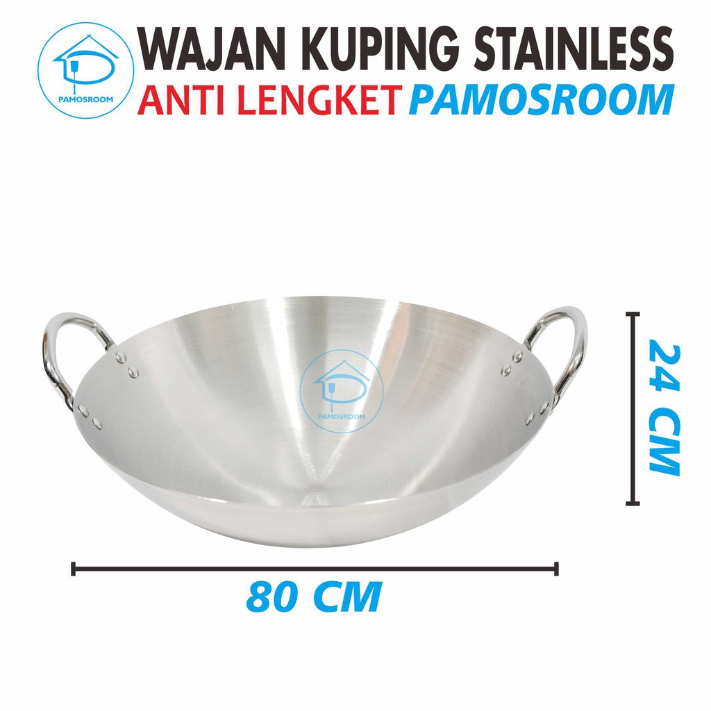 Jual Calypso Wajan Atau Panci Stainless Steel Diameter Cm Shopee Indonesia