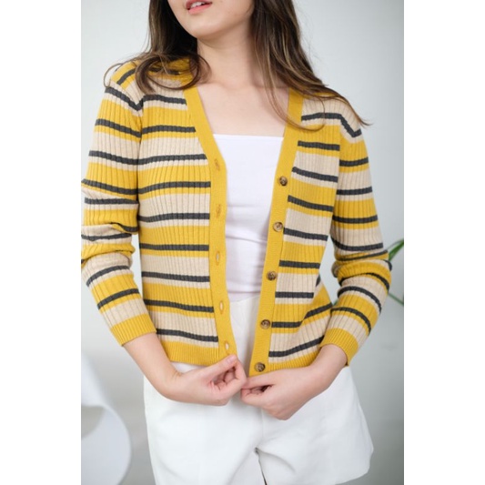 MIN JEE KNIT CARDI- CARDIGAN WANITA