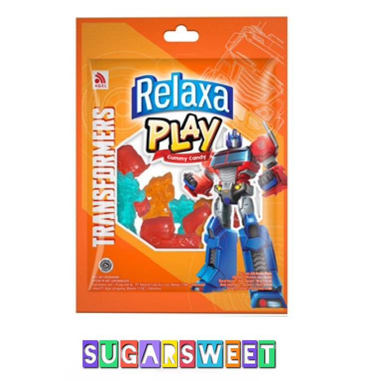 

Relaxa Play Transformers (Gummy Candy) - 40 gr