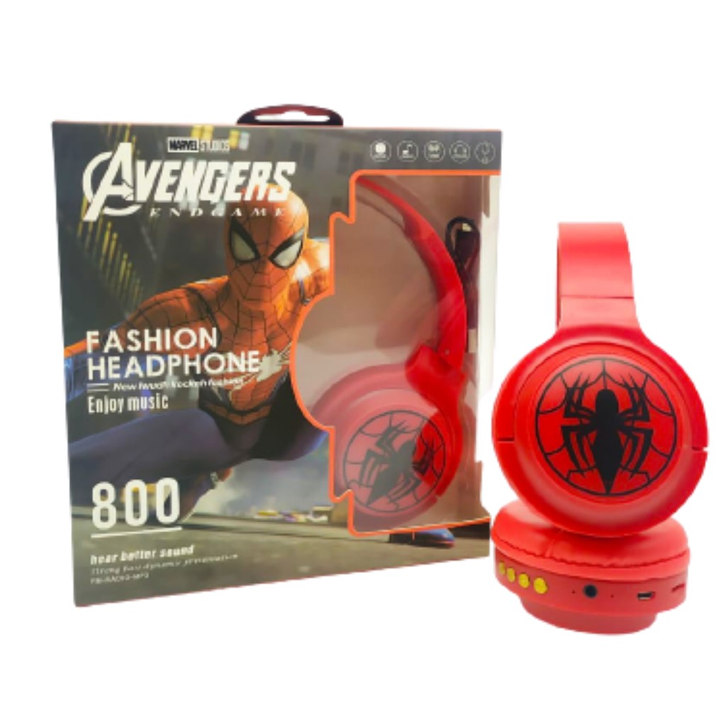 Headphone AVENGERS Spiderman Iron man Captain America Hulk Headset karakter