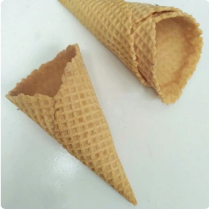 waffle cone ice cream / es krim ukuran Besar Jumbo 10pcs