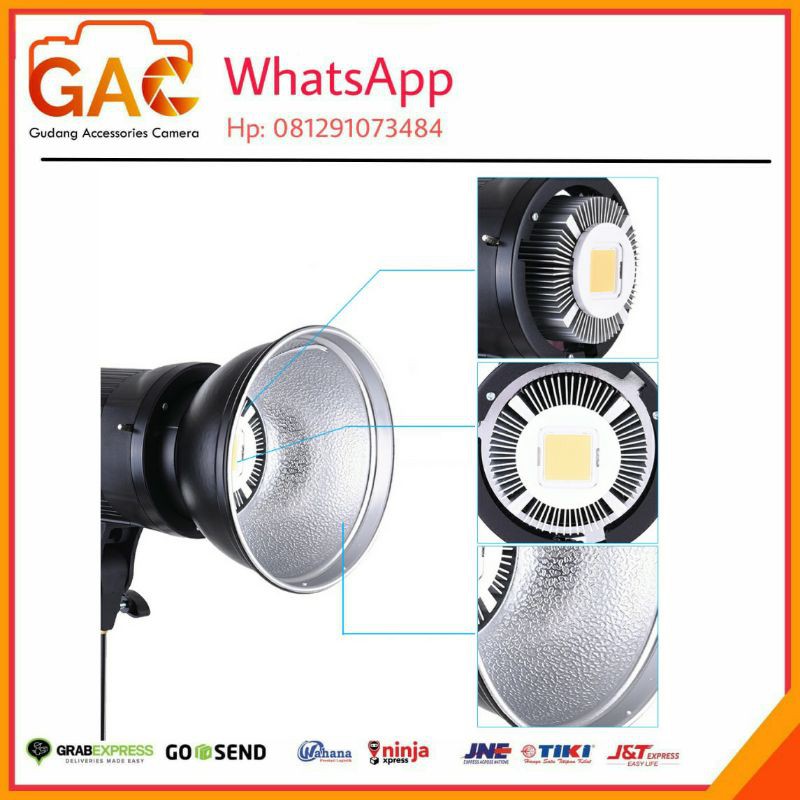 paket GAC lampu GODOX  SL-60W+BARNDOR BD-04