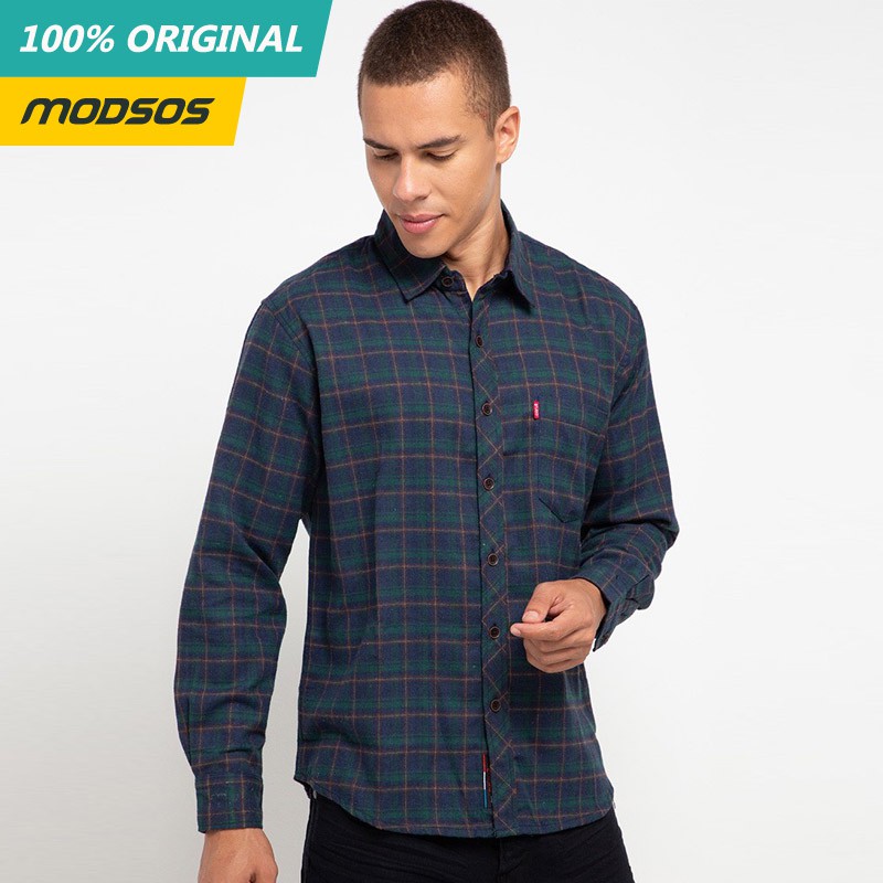 Kemeja Lengan Panjang Pria Carvil 288 Original