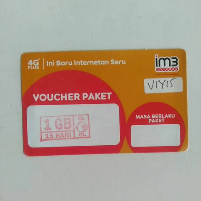 VOUCHER INDOSAT 1GB (VIY15)