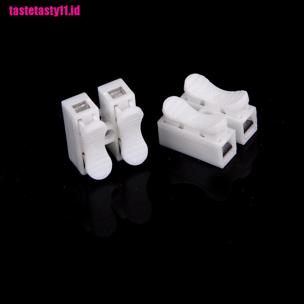 【TTID】10Pcs Electrical Cable Connectors Quick Splice Lock Wire Terminals Self L