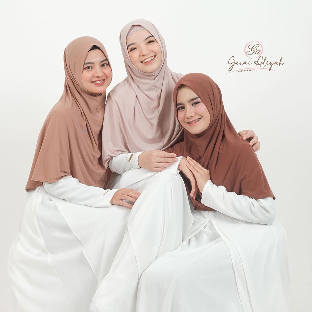 Gerai Aliyah | Bergo Kalila // bergo instan // bergo daily // bergo jersey // bergo daily jersey