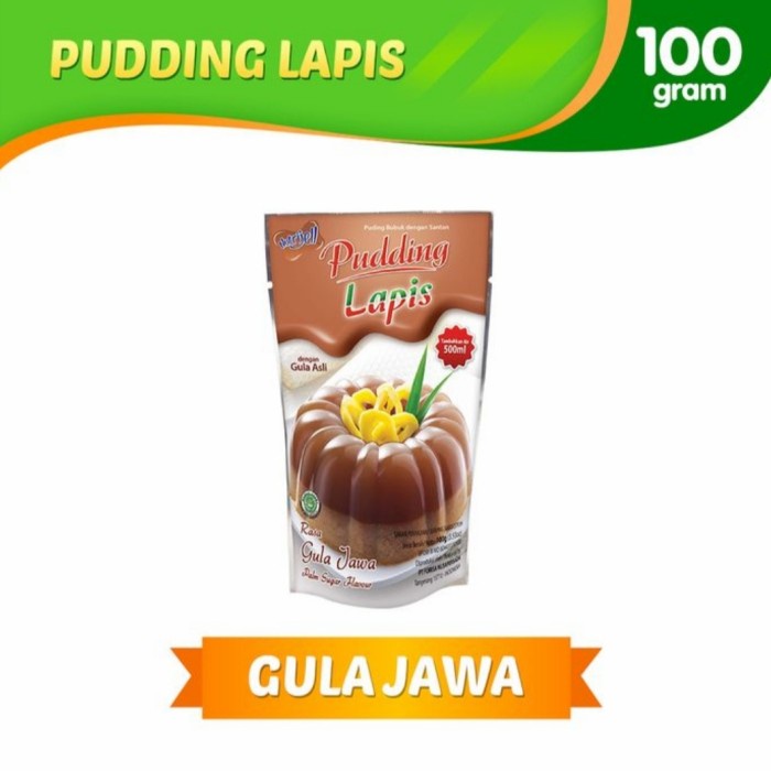 

Ht6362D Nutrijel Nutrijell Puding Lapis Gula Jawa 100 Gram 100Gram Ht5