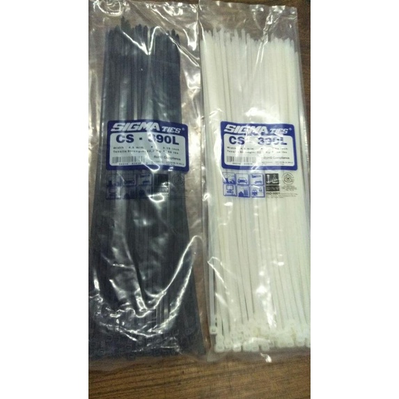 

Kabel Ties / Kabel Tis Ukuran 39Cm Cs - 390L Sigma Warna Putih Terlaris