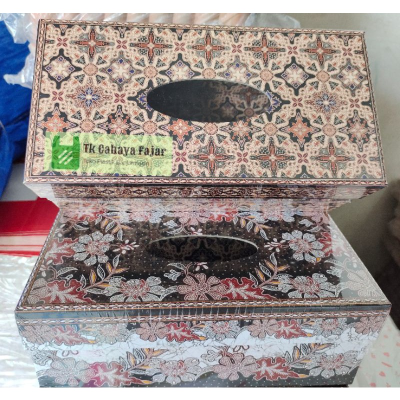 Kotak Tissue Batik / Kotak Tisu Paseo Motif Batik