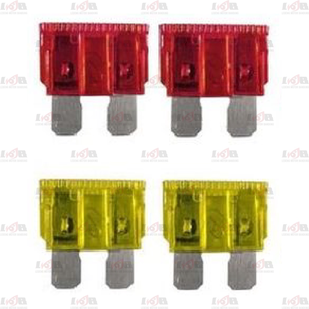 Sikring Sekring Fuse Tancap Colok 5a 10a 15a 20a Besar Kecil Motor Mobil