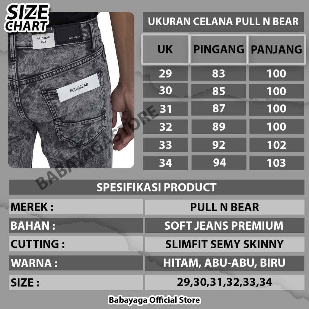 CELANA PULL N BEAR PRIA CELANA PULL N BEAR SOBEK CELANA PANJANG PRIA CELANA PANJANG PRIA