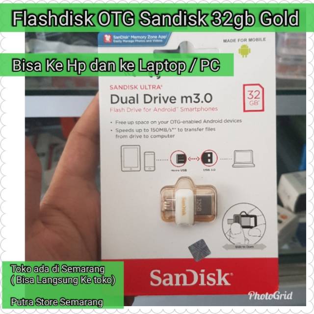 Flashdisk OTG 32gb Sandisk Flashdsik Ke Hp dan Komputer