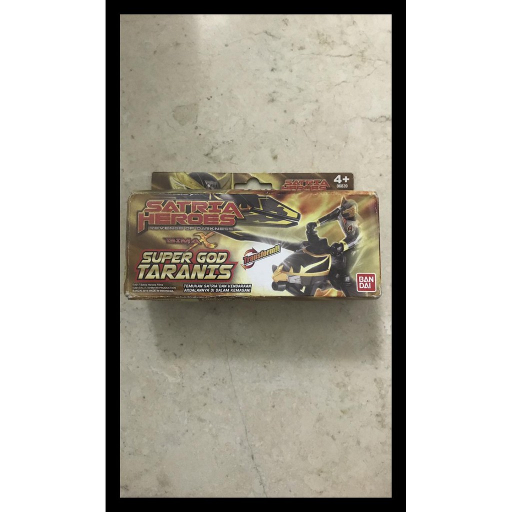 Ready Stok Satria Heroes Bima X Figure - Super God Taranis Action Figure Al1