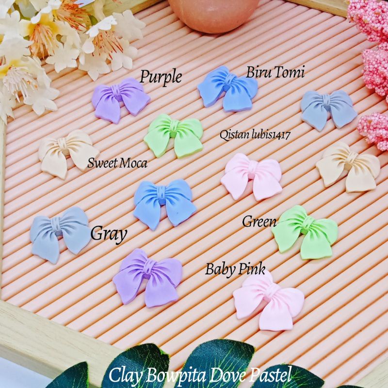 Clay pita soft &amp; Clay Bowpita Pastel Dove