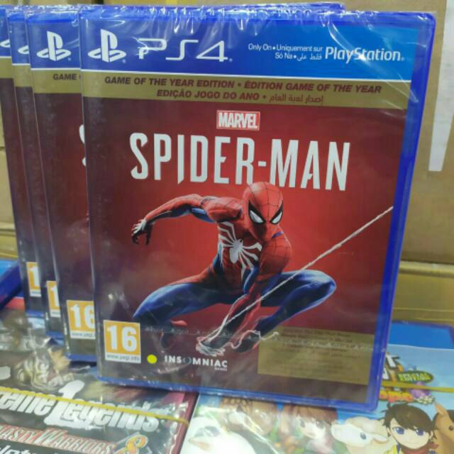 PS4 MARVEL SPIDERMAN : GAME OF THE YEAR EDITION