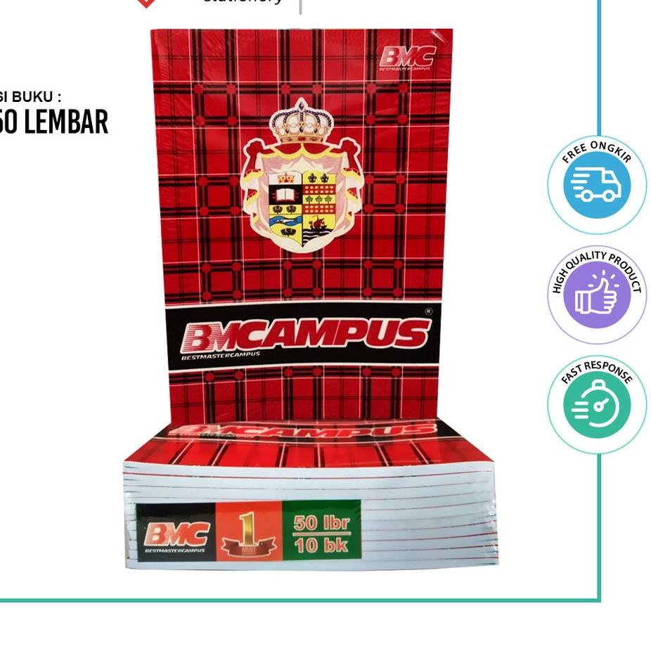 

민 BUKU TULIS BMC CAMPUS 50 LEMBAR Trendy