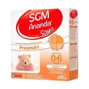 SUSU SGM ANANDA SOYA 0-6 BULAN 200GRAM