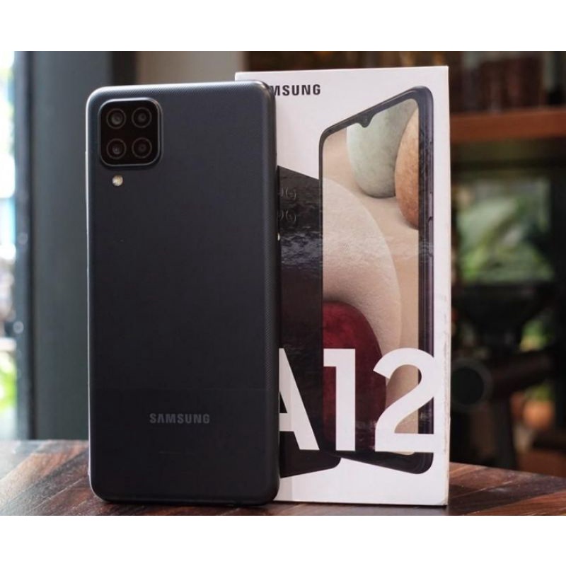 SAMSUNG GALAXY  M12 | A12 | A13 HP BARU ORIGINAL 100% GARANSI RESMI-A12 4/128 Black