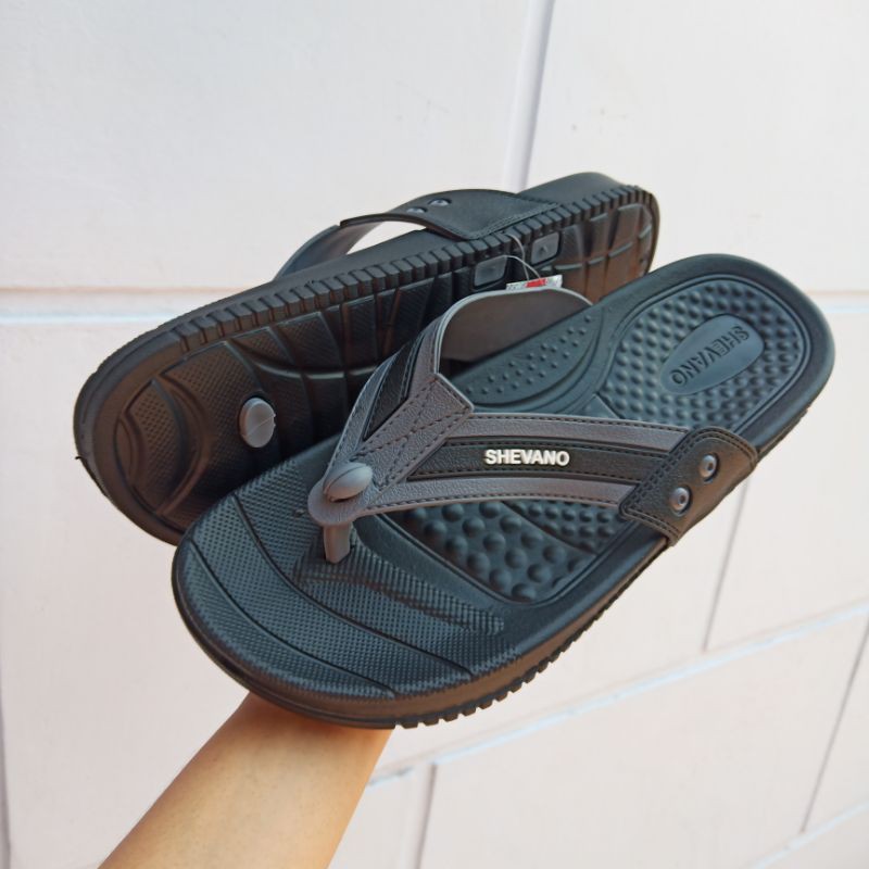 Sandal Jepit Shevano Premium Karet Pria Cowok