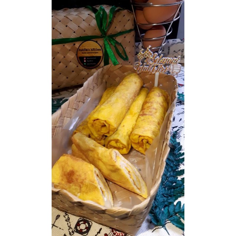 

Egg Chicken Roll LAUK PRAKTIS ENAK. Mohon baca dekripsi dahulu. Harga tertera untuk 1 pcs