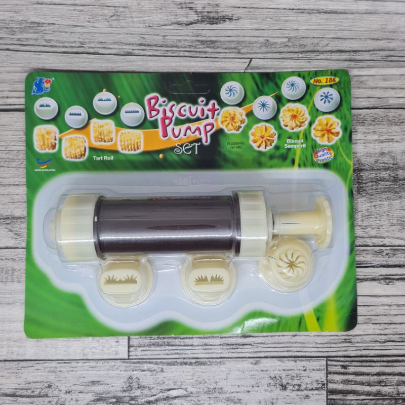 sin lian cetakan kue kering set 186 / acuan cookies biscuit pump