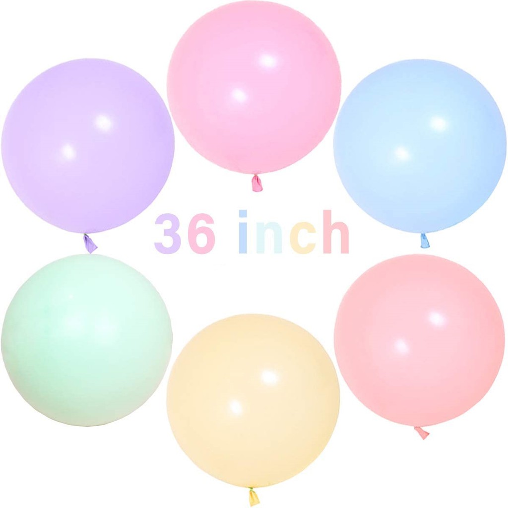 Balon latex macaron jumbo 36 inch / Balon pastel dekorasi macaron 36 inch / balon karet jumbo