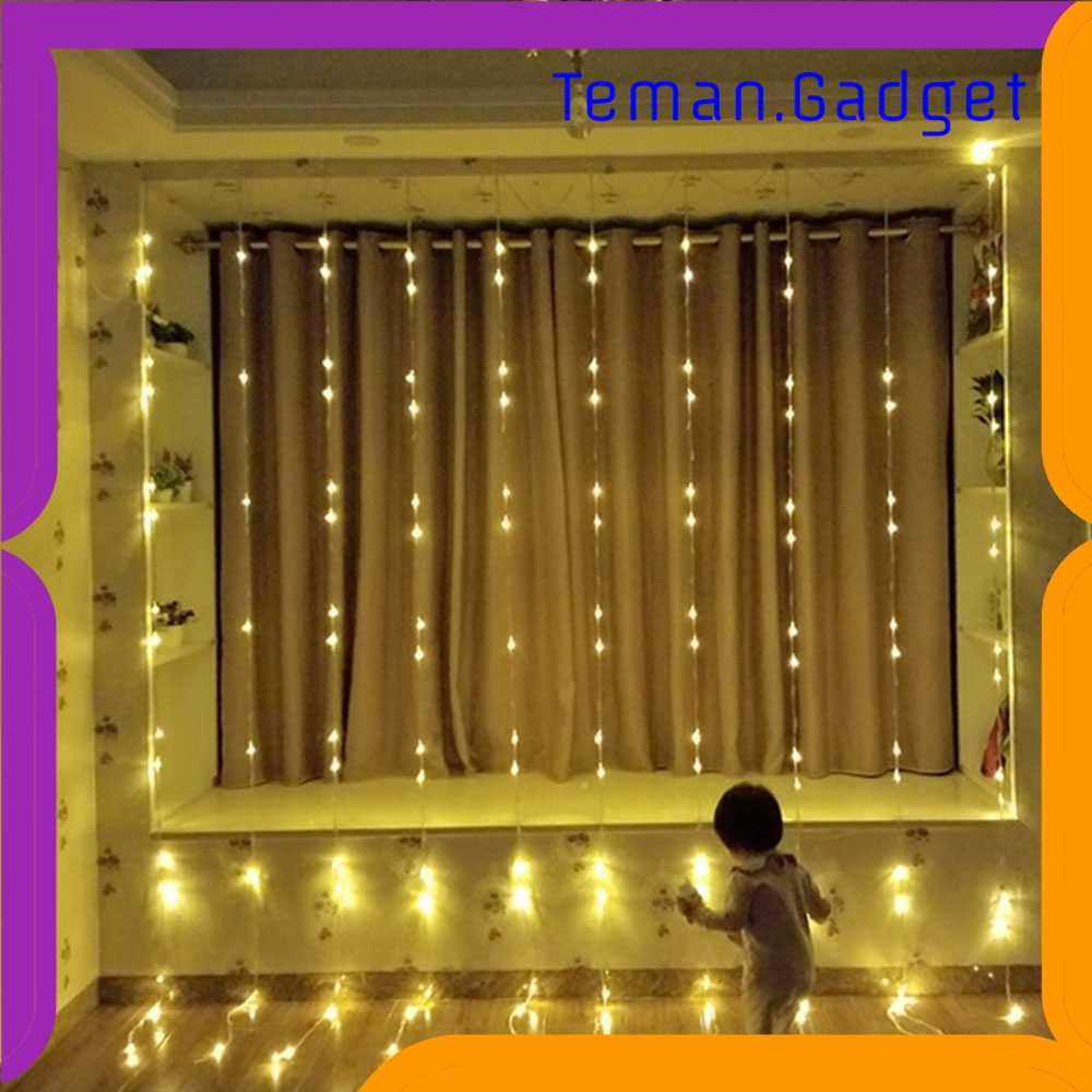 TG-DG Kaslam Lampu Dekorasi Dinding Waterfall Light 3x3Meter 320 LED - 320L