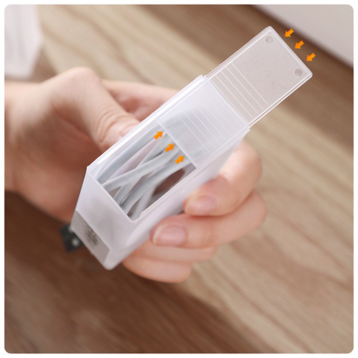 

Codes0X-88 Cable Organizer Kotak Kabel Winderbox Gadget Charger Case Optional Rak