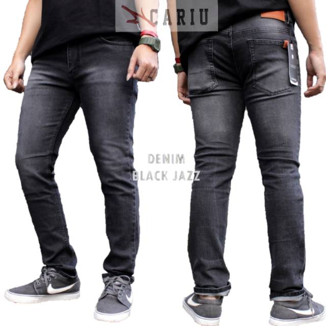 Review tentang Celana jeans pria jumbo simple slimfit jeans premium ...