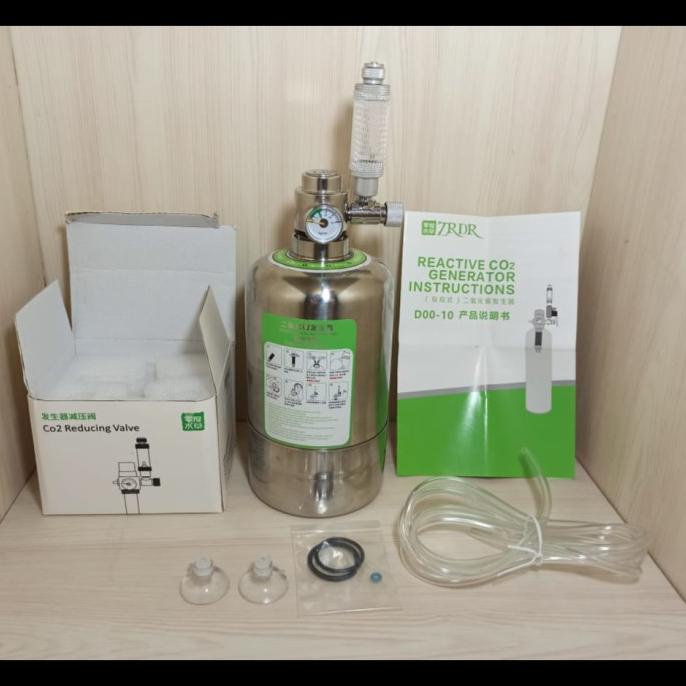 Tabung 1L CO2 Generator Diy Kit Cisod Non Selenoid / Regulator CO2 diy