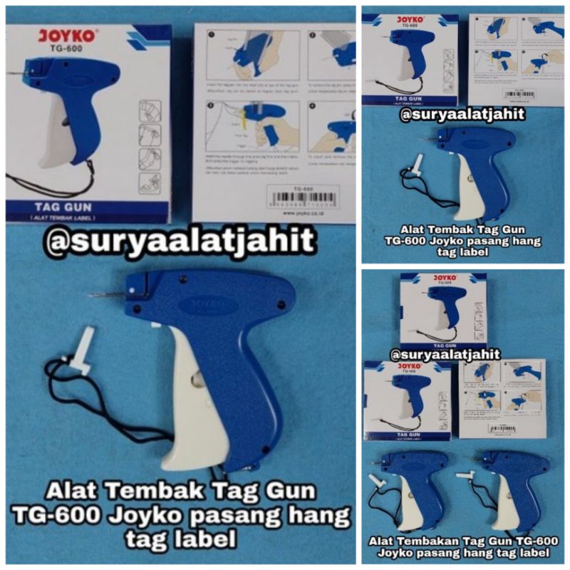 Taggun TG-600 JK (Joyko) pasang hang tag label rp.27.500/pcs