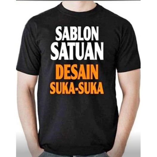  kaos  sablon  desain nama  suka suka Shopee Indonesia